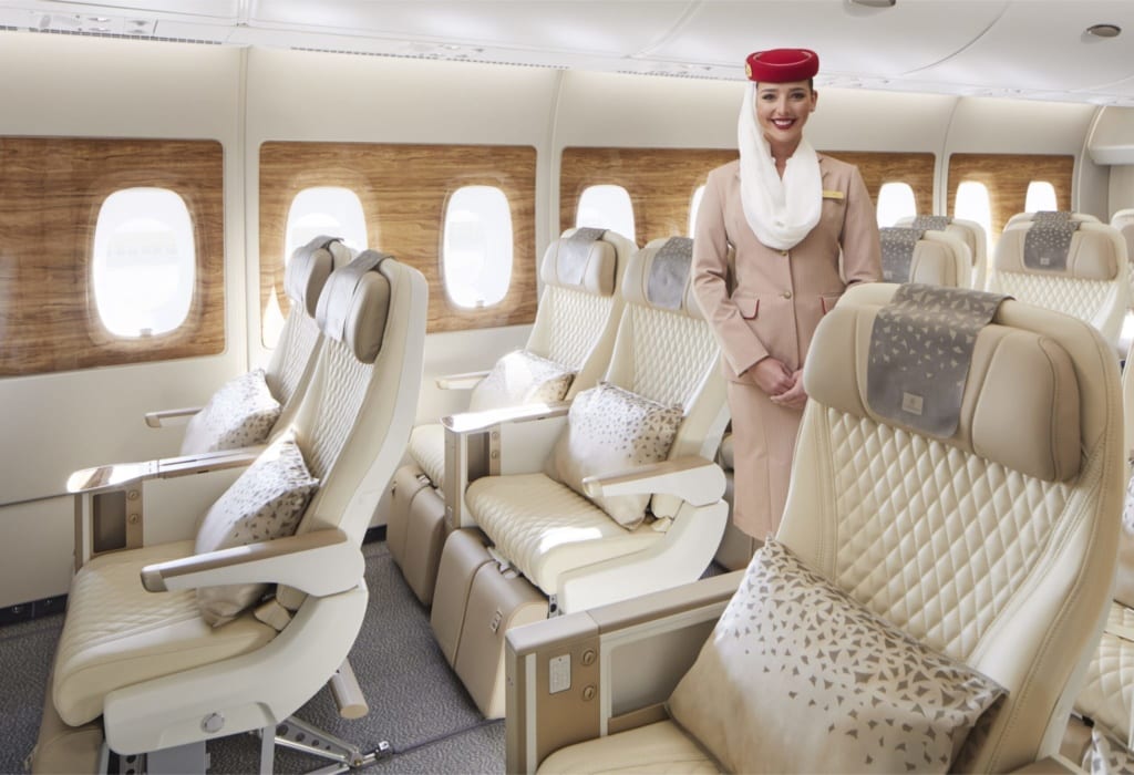 Emirates, klasa Premium Economy, fot. Emirates